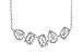 H300-76388: NECK .15 TW BAGUETTES .55 TW (18")