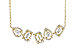 H300-76388: NECK .15 TW BAGUETTES .55 TW (18 INCHES)