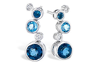 H300-79170: EARR 2.27 BLUE TOPAZ 2.40 TGW
