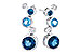 H300-79170: EARR 2.27 BLUE TOPAZ 2.40 TGW