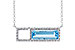 H301-65488: NECK 1.44 BLUE TOPAZ 1.60 TGW