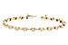 H301-68224: BRACELET .90 TW BAGUETTE