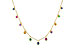 H301-70033: NECK .90 TW MULTI-COLOR SAPPH & GREEN GARNET (18")