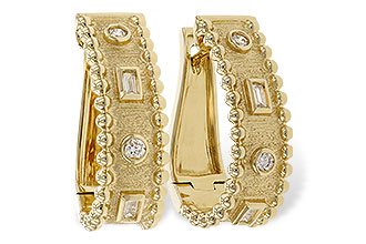 H301-70052: EARRINGS .09 BAG .18 TW