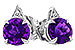 H301-71888: EARR 1.33 TW AMETHYST 1.35 TGW (6MM RD)
