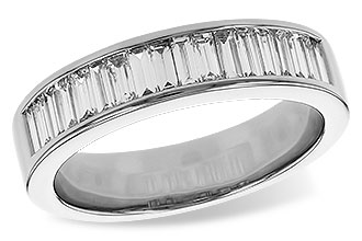 H302-54615: LDS DIA WED RG .70 TW BAGUETTES