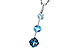 H302-55524: NECK 1.87 TW BLUE TOPAZ 1.90 TGW