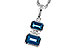 H302-56424: NECK .95 TW LONDON BLUE TOPAZ .98 TGW