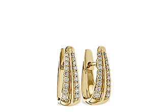 H302-57324: EARRINGS .25 TW