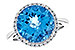 H302-57333: LDS RG 7.20 BLUE TOPAZ 7.42 TGW