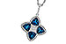H302-59106: NECKLACE 2.79 LONDON BLUE TOPAZ 2.85 TGW