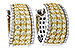 H302-59170: EARRINGS 1.52 YELLOW DIAS 1.96 TW