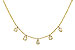 H302-61879: NECKLACE .50 TW FANCY CUT DIAS (18")