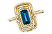 H303-45497: LDS RG .84 LONDON BLUE TOPAZ .96 TGW (8x4MM LBT)