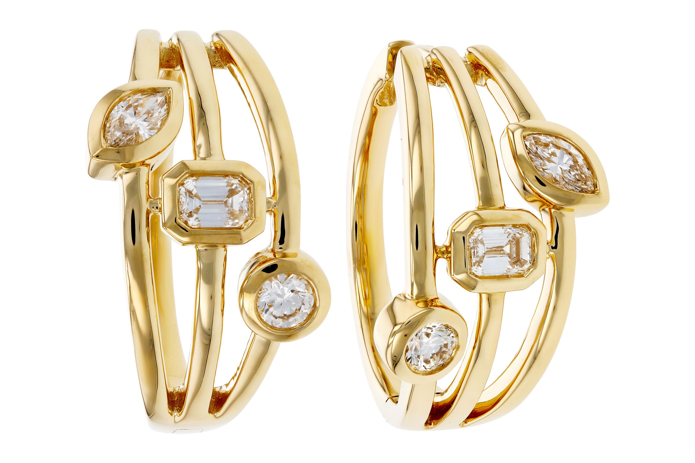 H303-46424: EARRINGS .45 TW (BR/EC/MQ)