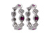 K028-90915: EARRINGS .20 RUBY .25 TGW