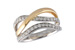 K213-51870: D213-50916 WG SHANK/YG TRIM .36 TW