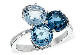 K217-10088: LDS RG 4.02 BLUE TOPAZ 4.07 TGW