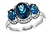 K217-15479: LDS RG 4.20 BLUE TOPAZ 4.33 TGW