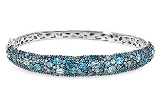 K218-02788: BANGLE 7.60 BLUE TOPAZ 7.85 TGW