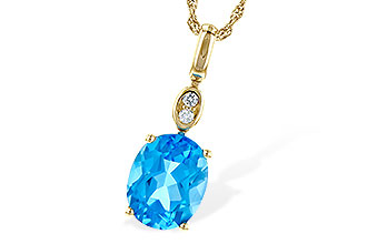 K218-07361: NECK 2.84 BLUE TOPAZ 2.87 TGW (10x8MM BT)