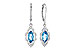 K300-80088: EARR 1.02 TW BLUE TOPAZ 1.17 TGW