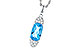 K301-63670: NECK 2.02 BLUE TOPAZ 2.12 TGW