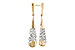 K301-68215: EARRINGS .20 TW BAGUETTE DIAS