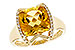 K301-68270: LDS RG 3.74 CITRINE 3.85 TGW (10MM CUSHION)