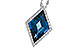 K301-70070: NECK 3.04 LONDON BLUE TOPAZ 3.20 TGW