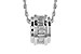 K301-71842: NECKLACE .46 TW BAGUETTE