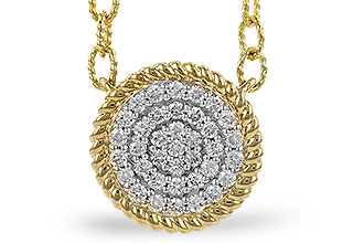 K301-71861: NECKLACE .32 TW (18")
