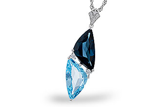 K302-56415: NECK 6.87 BLUE TOPAZ 6.97 TGW