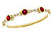 K302-57324: LDS WED RG .15 RUBY .24 TGW