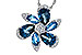 K302-58215: NECKLACE 3.03 BLUE TOPAZ 3.22 TGW