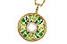K302-58224: NECKLACE 1.47 SEMI-PREC (PER & GR.GT) 1.52 TGW
