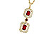 K302-58270: NECK 1.22 TW RUBY 1.43 TGW