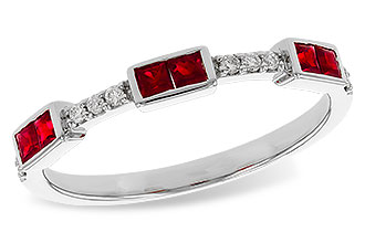 K302-59097: LDS WED RG .34 RUBY .41 TGW