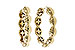 K302-60088: GOLD EARRINGS (18MM)