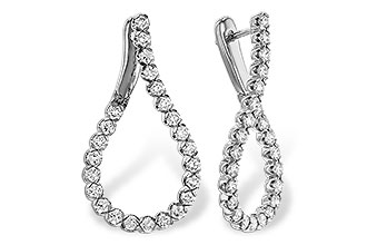 K302-60970: EARRINGS 2.00 TW