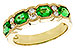 K302-61888: LDS WED RG 1.20 EMERALD 1.38 TGW (5x4MM EMER)