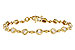 K302-61897: BRACELET 1.25 TW OVAL DIAS (7")