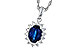 K302-61906: NECKLACE .85 SAPPHIRE 1.07 TGW (7x5MM SAPP)