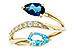 K303-45488: LDS RG 3.56 TW BLUE TOPAZ 3.70 TGW (8x5MM BT)