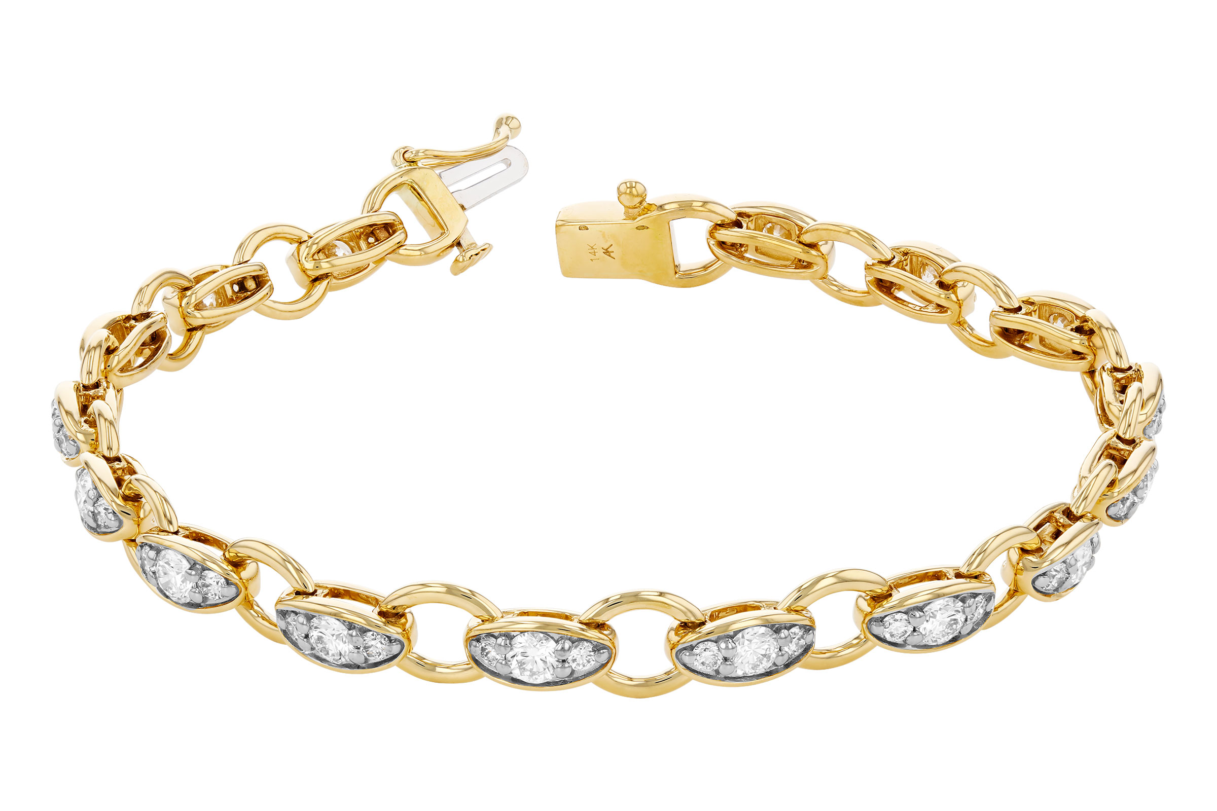 K303-46442: BRACELET 2.20 TW (7")