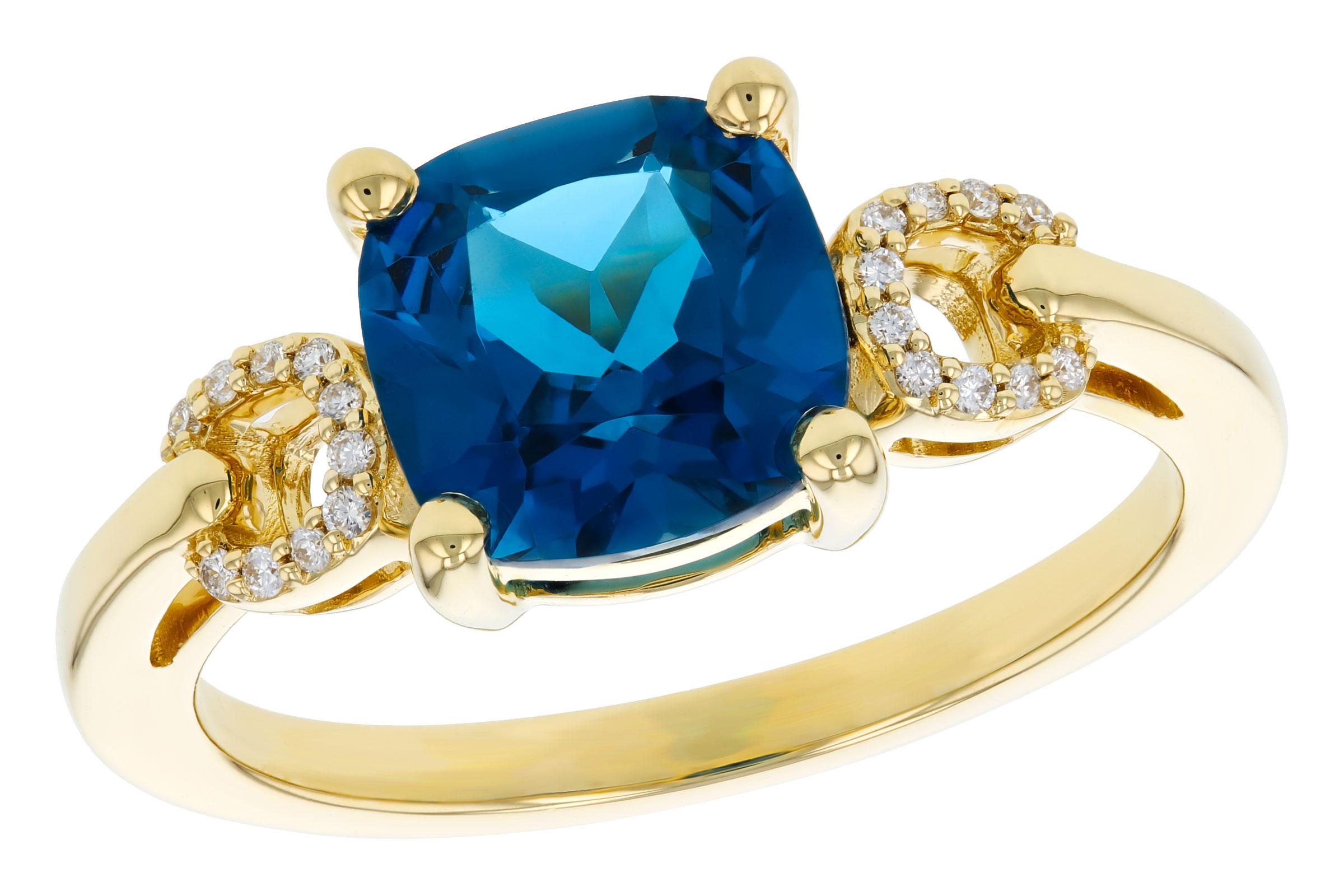 K303-47315: LDS RG 2.16 LONDON BLUE TOPAZ 2.21 TGW (8MM LBT)