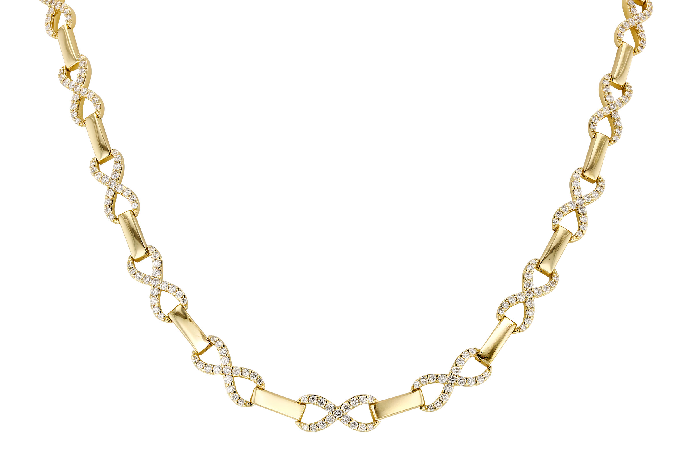 K303-47333: NECKLACE 2.20 TW (17")