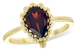 L217-12806: LDS GARNET RING 1.38 CT