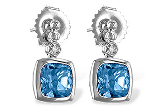 L217-13670: EARR 1.76 BLUE TOPAZ 1.80 TGW