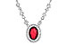 L218-06379: NECK .70 RUBY .94 TGW (17")